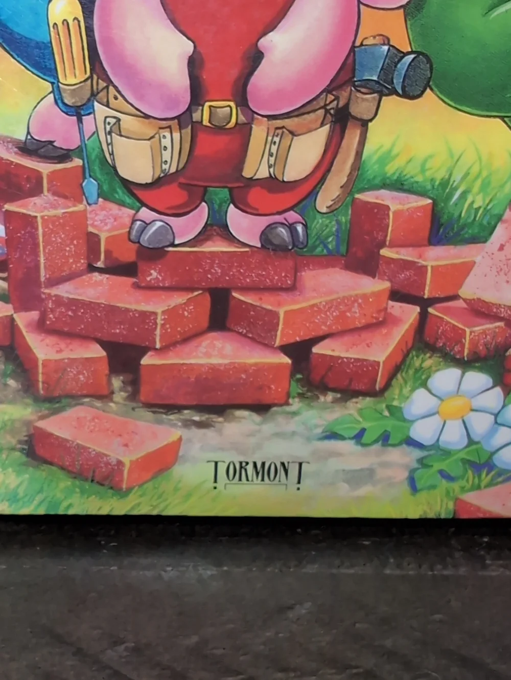 Vintage 1994 The Three Little Pigs Board Book Childrens Fairy Tale Storybook - Picture 3 of 16